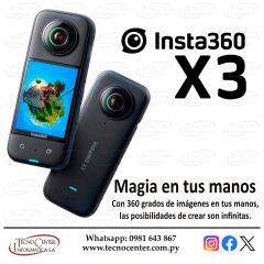 Cámara de acción Insta360 X3